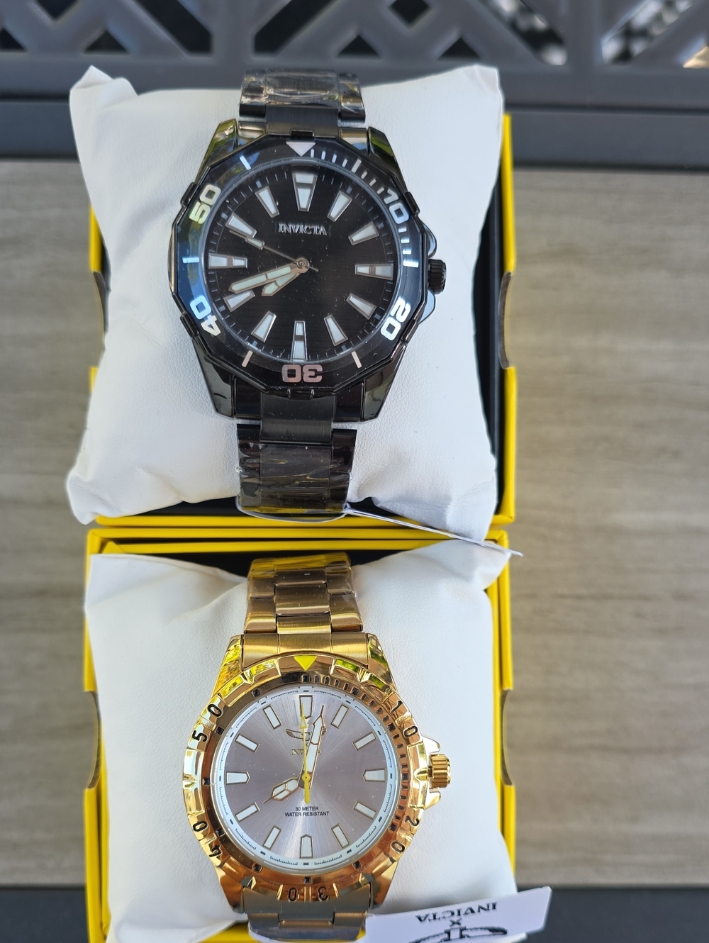 730.  Pair Of Men's Invicta Watches